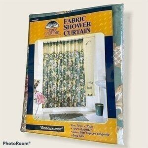 Vintage Floral Deadstock Bathroom Shower Curtain
